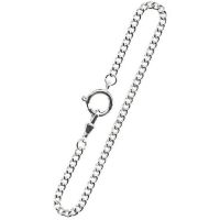 Sterling Silver Bolt Ring Pocket Watch Chain