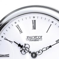 Chrome Plated Mechanical Half Hunter Pocket Watch
