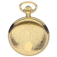 Gold Plated Quartz Full Hunter Pocket Watch
