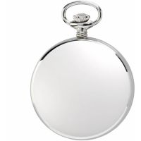 17 Jewel Open Face Mechanical Silver Pocket Watch