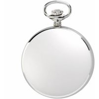 17 Jewel Open Face Mechanical Silver Pocket Watch