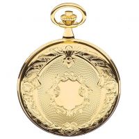 Gold Plated Double Hunter Mechanical Pocket Watch