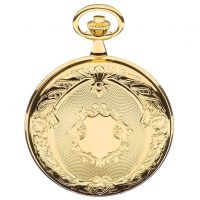Gold Plated Double Hunter Mechanical Pocket Watch