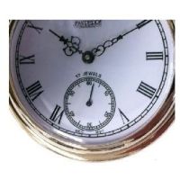 Mechanical Gold Plated Full Hunter Pocket Watch