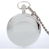 The Beaulieu - Sterling Silver Heartbeat Double Hunter Pocket Watch