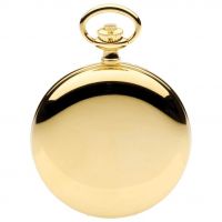 Gold Plated Full Hunter Pocket Watch With  Roman Numerals