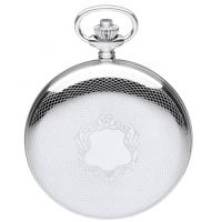 17 Jewel Sterling Silver Double Hunter Mechanical Pocket Watch