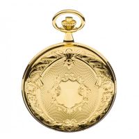 Gold Plated Double Hunter Mechanical Pocket Watch