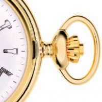 Mechanical Full Hunter Gold Plated Pocket Watch