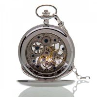 The Buckingham - Sterling Silver Mechanical Pocket Watch