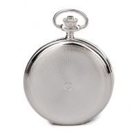17 Jewel Sterling Silver Double Hunter Mechanical Pocket Watch