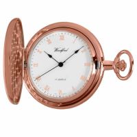 Rose Gold Full Hunter Pocket Watch