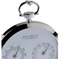 Gents Large Pocket Watch Thermometer & Hygrometer With Stand