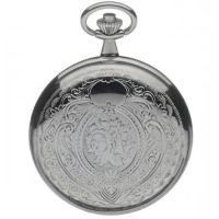 Chrome Double Hunter Mechanical Pocket Watch