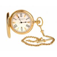 The Blenheim - Gold Quartz Full Hunter Pocket Watch