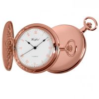 Rose Gold Full Hunter Pocket Watch