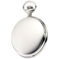 Full Hunter Sterling Silver Mechanical Pocket Watch