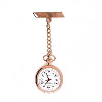 The Warwick - Rose Gold Plated Quartz Fob Watch