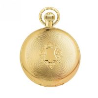 Gold Plated 17 Jewel Swiss Mechanical Double Hunter Pocket Watch