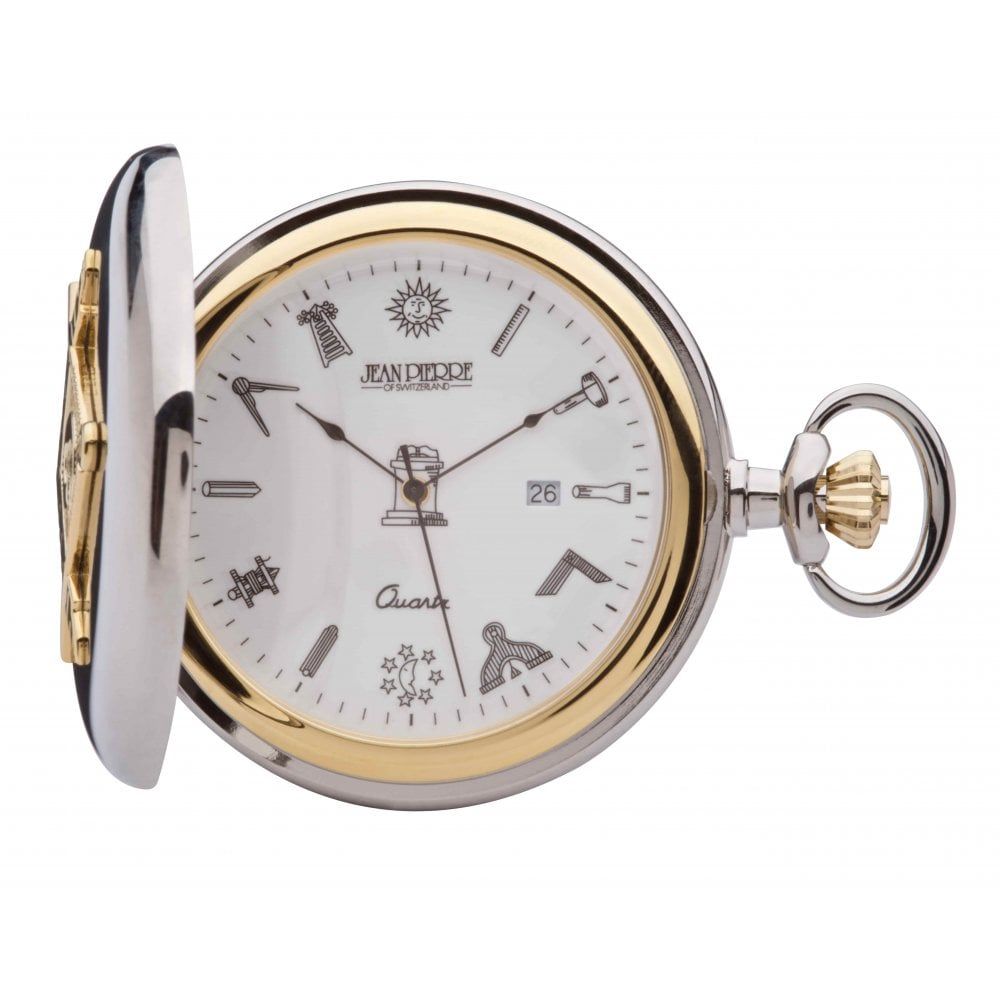 Mechanical pocket online watch with compass