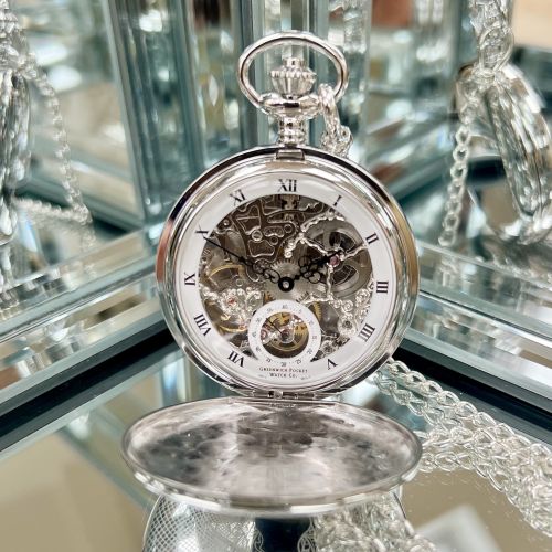 The Buckingham - Sterling Silver Mechanical Pocket Watch