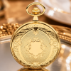 Gold Plated Double Hunter Mechanical Pocket Watch