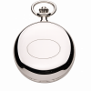 White Sunburst Full Hunter Mechanical Pocket Watch