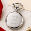 Silver Plated Full Hunter Quartz Pendant Necklace Watch