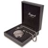Mechanical 17 Jewel Double Opening Full Hunter Silver Tone Pocket Watch