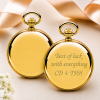 Gold Full Hunter Mechanical Pocket Watch