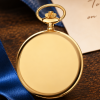 17 Jewel Masonic Gold Plated Mechanical Full Hunter Pocket Watch