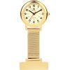 Gold Plated Cream Face Fob Watch