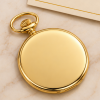Gold Plated 17 Jewel Mechanical Half Hunter Pocket Watch