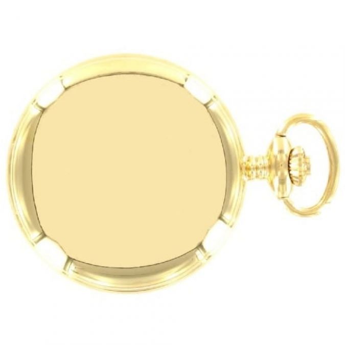 Masonic Gold Plated Full Hunter Quartz Pocket Watch