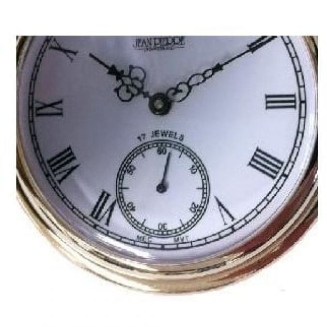 Mechanical Gold Plated Full Hunter Pocket Watch