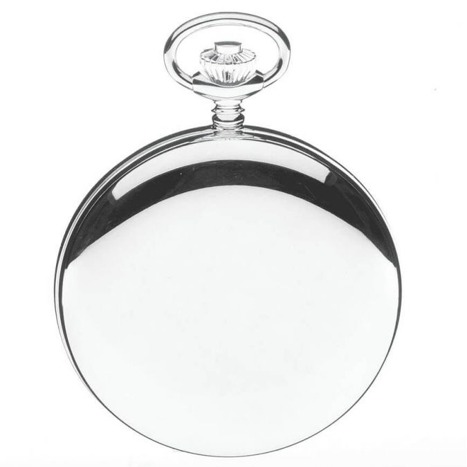Full Hunter Sterling Silver Mechanical Pocket Watch
