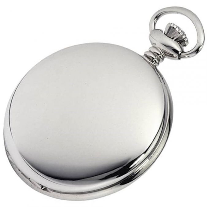 Swiss Sterling Silver Mechanical Full Hunter Pocket Watch
