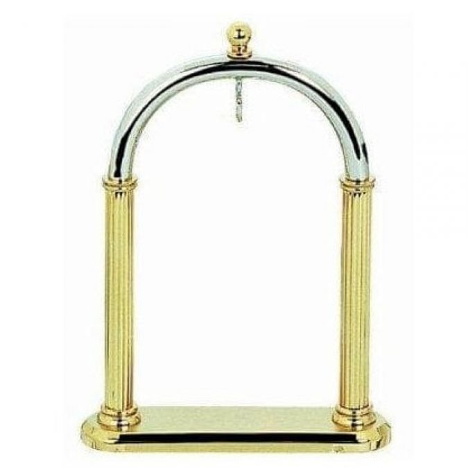 Two Tone Gold Plated Arch Pocket Watch Stand