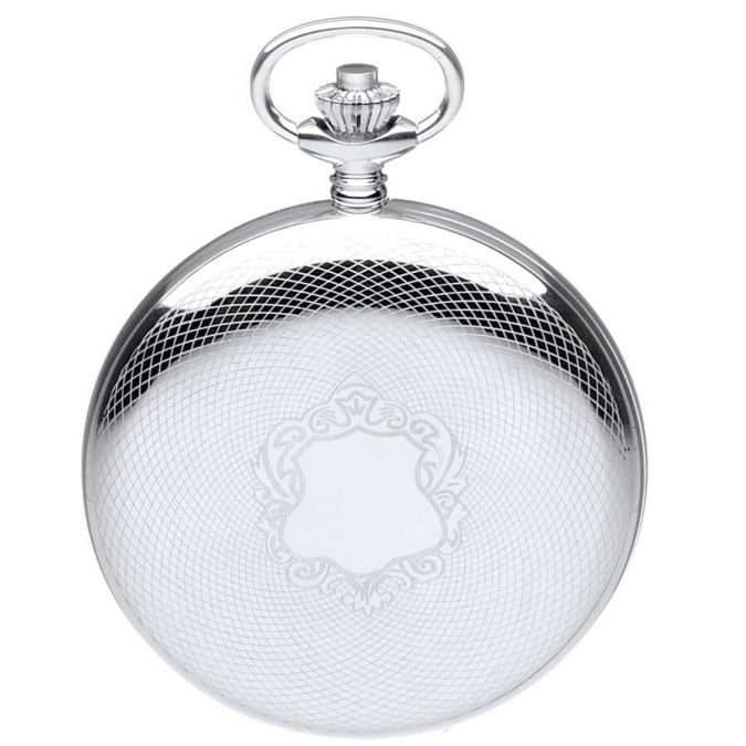 17 Jewel Sterling Silver Double Hunter Mechanical Pocket Watch