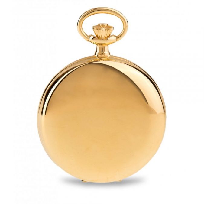 The Blenheim - Gold Quartz Full Hunter Pocket Watch