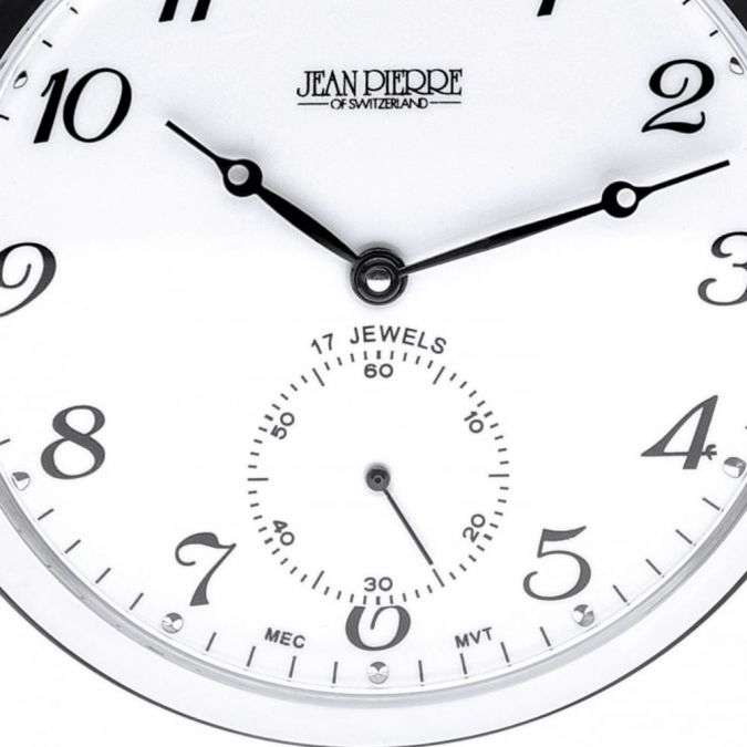 17 Jewel Sterling Silver Mechanical Open Face Pocket Watch
