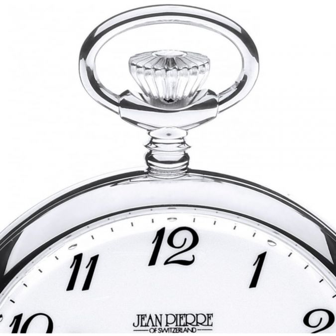 17 Jewel Sterling Silver Mechanical Open Face Pocket Watch