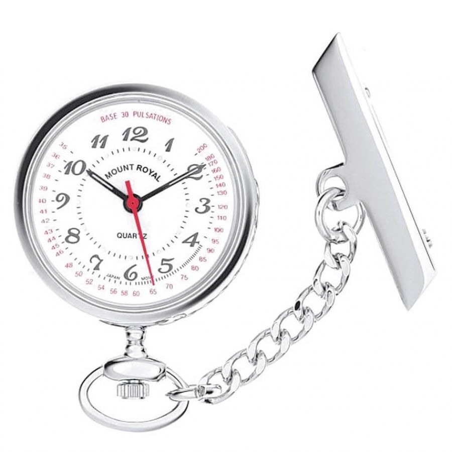 Stainless Steel Quartz Fob Watch