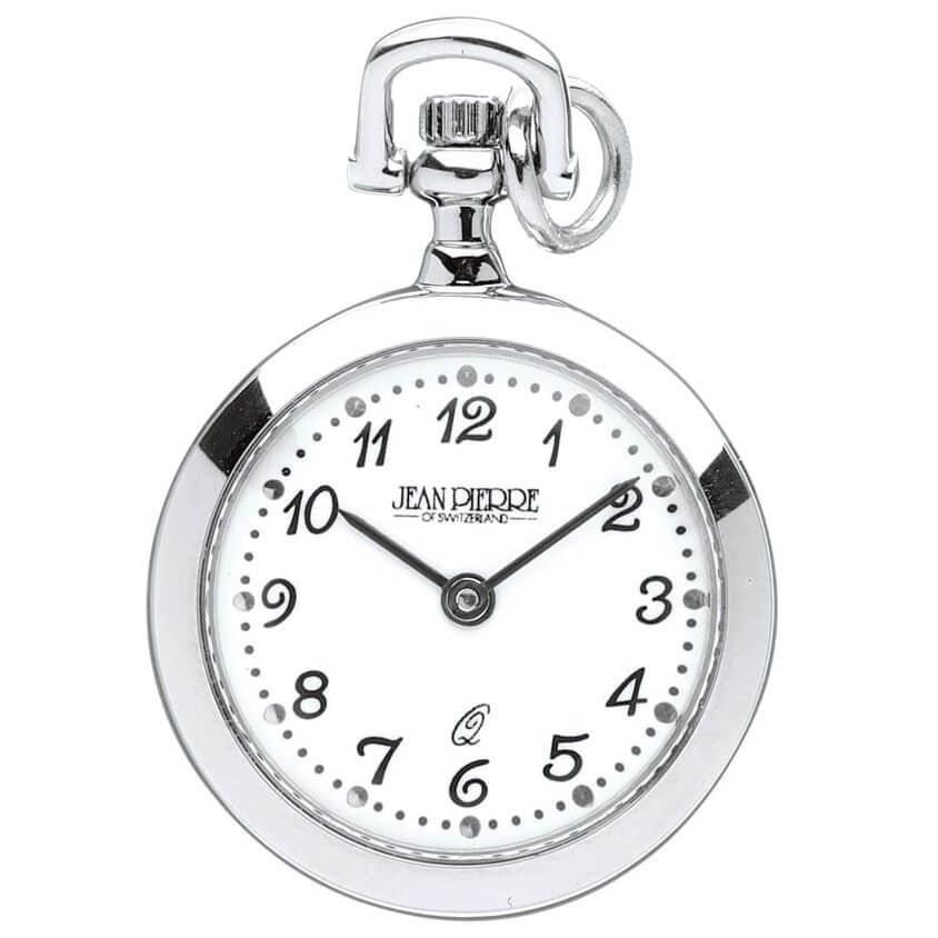 Womens Open Face Quartz Pendant Watch