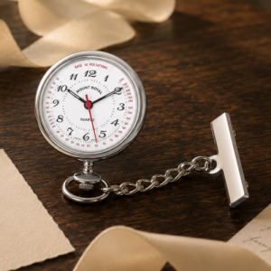 Stainless Steel Quartz Fob Watch
