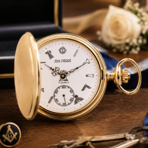 Mechanical Full Hunter Gold Plated Pocket Watch